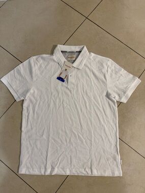 Scotch & Soda White Men's Polo Shirt - Short Sleeve